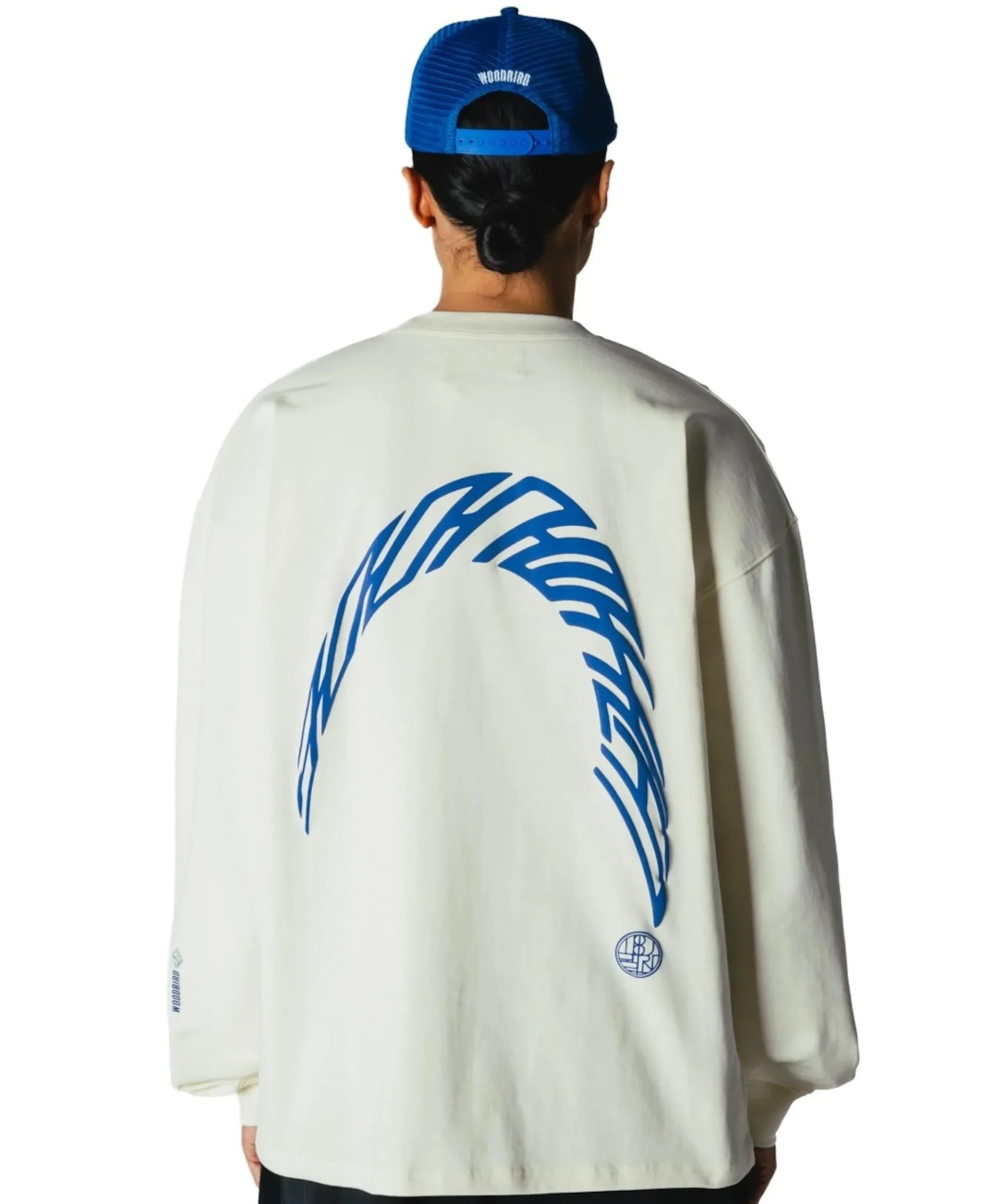 Heren longsleeve ecru