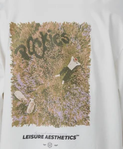 Heren longsleeve ecru