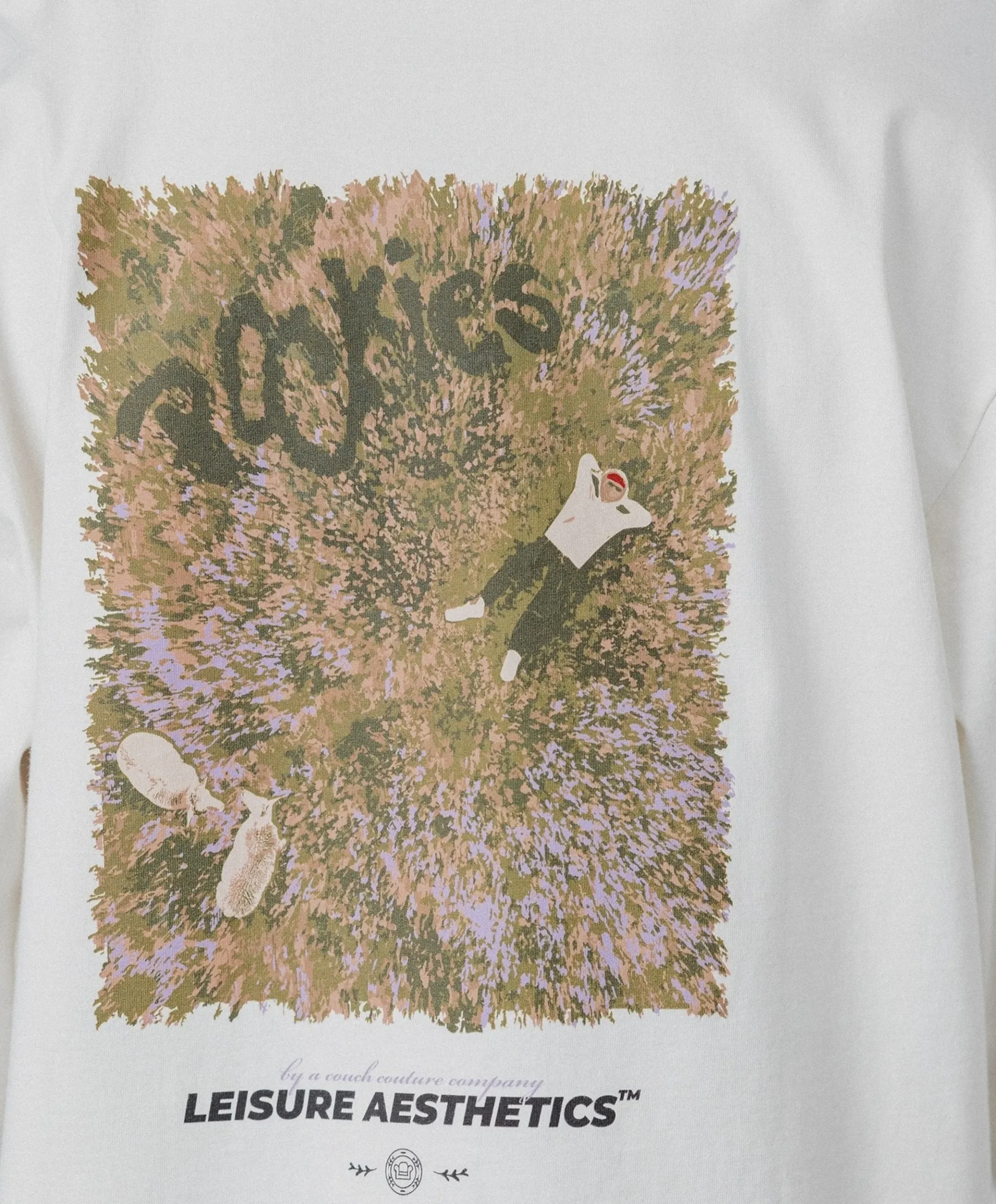 Heren longsleeve ecru