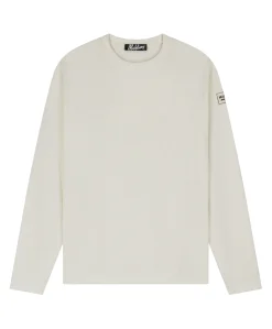 Heren longsleeve ecru