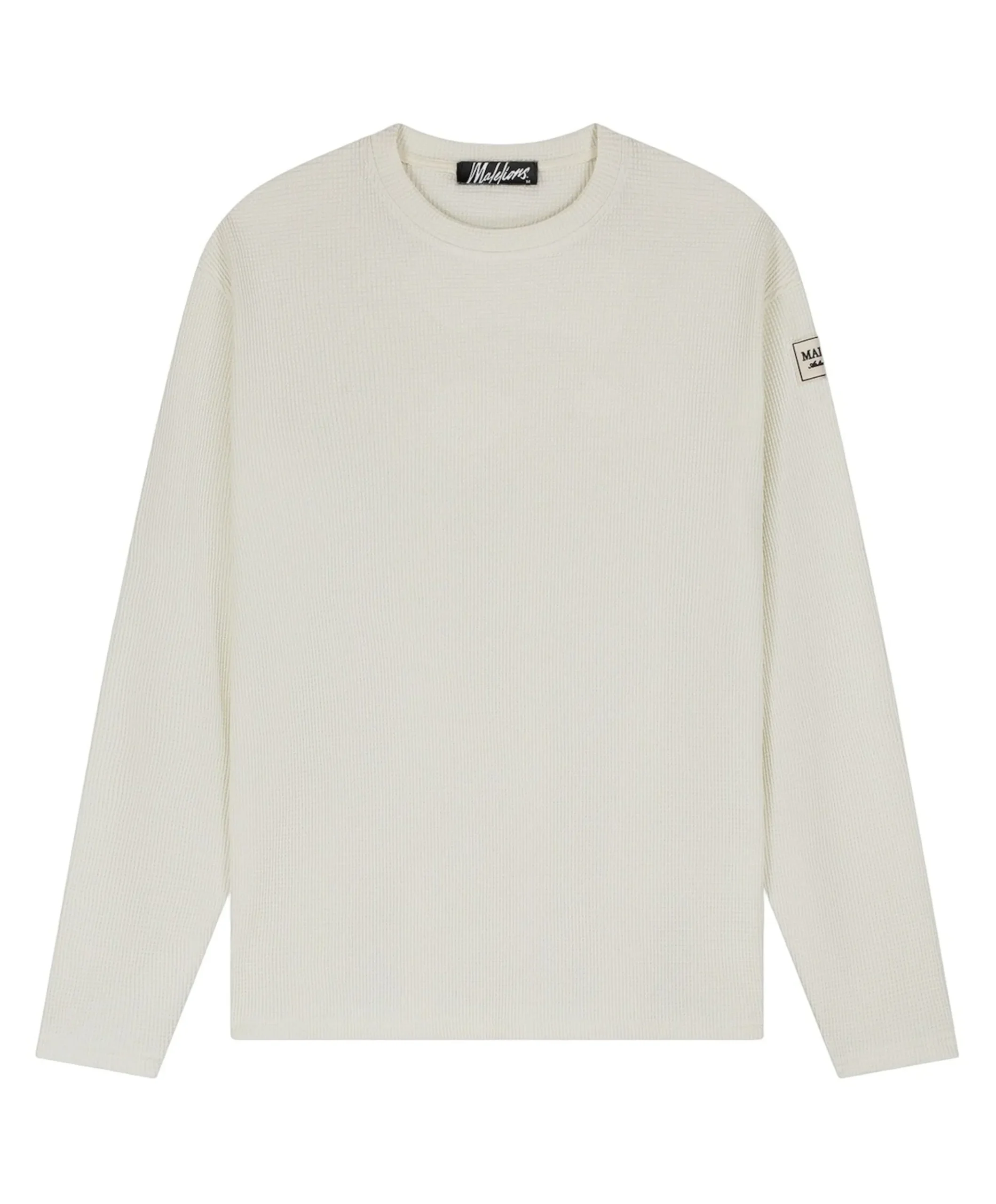 Heren longsleeve ecru