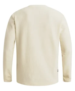 Heren longsleeve ecru