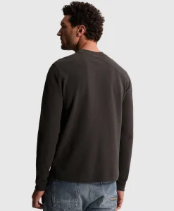 Heren longsleeve grijs