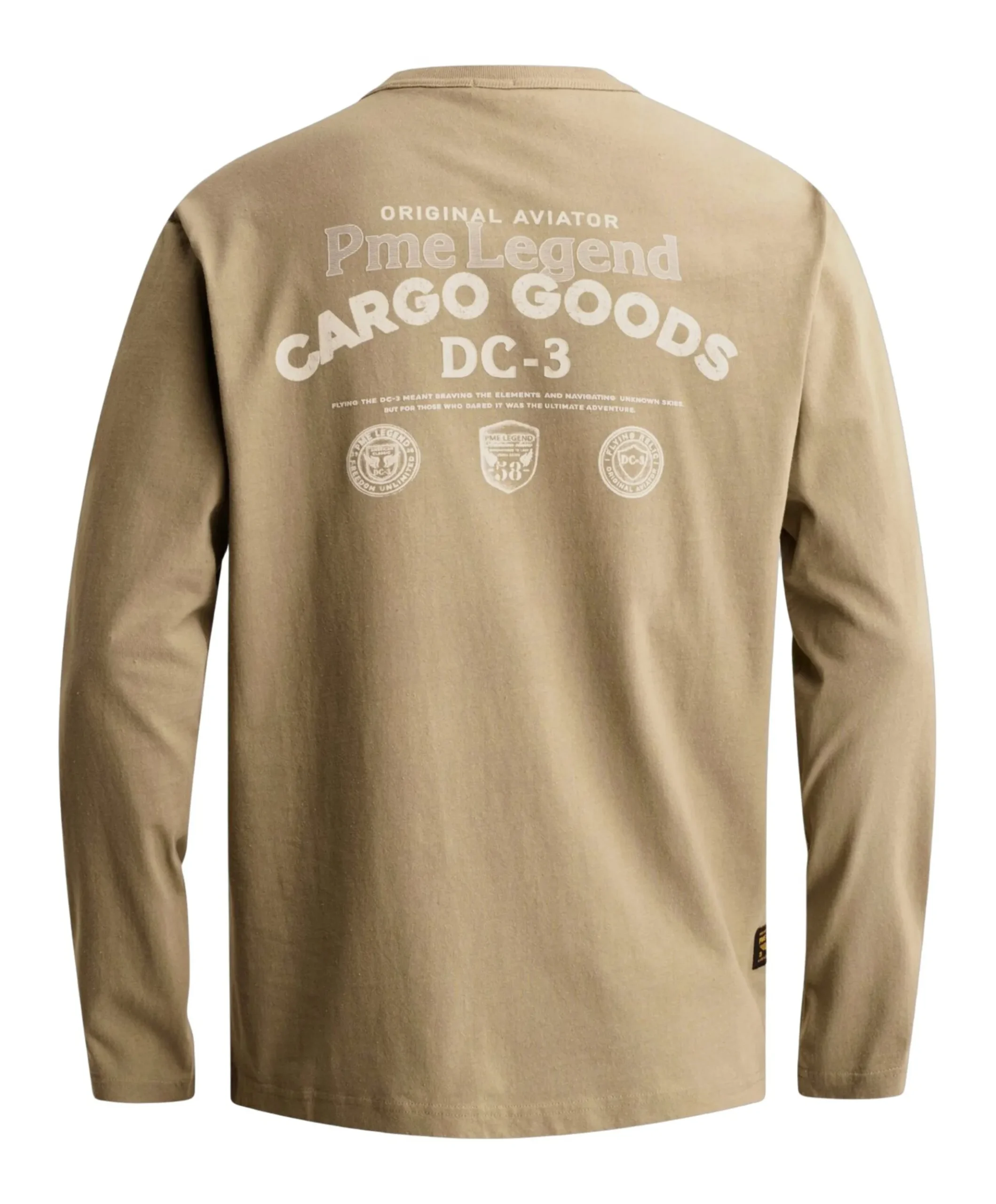 Heren longsleeve groen