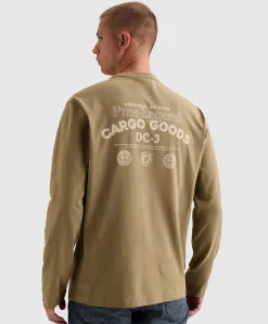 Heren longsleeve groen