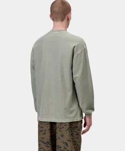 Heren longsleeve groen