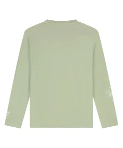 Heren longsleeve groen