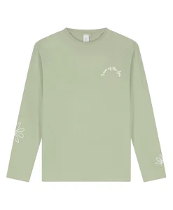 Heren longsleeve groen