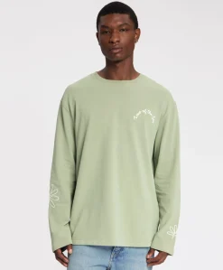 Heren longsleeve groen