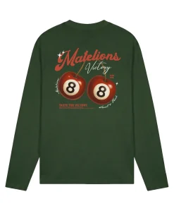 Heren longsleeve groen