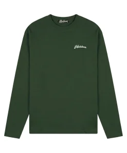 Heren longsleeve groen