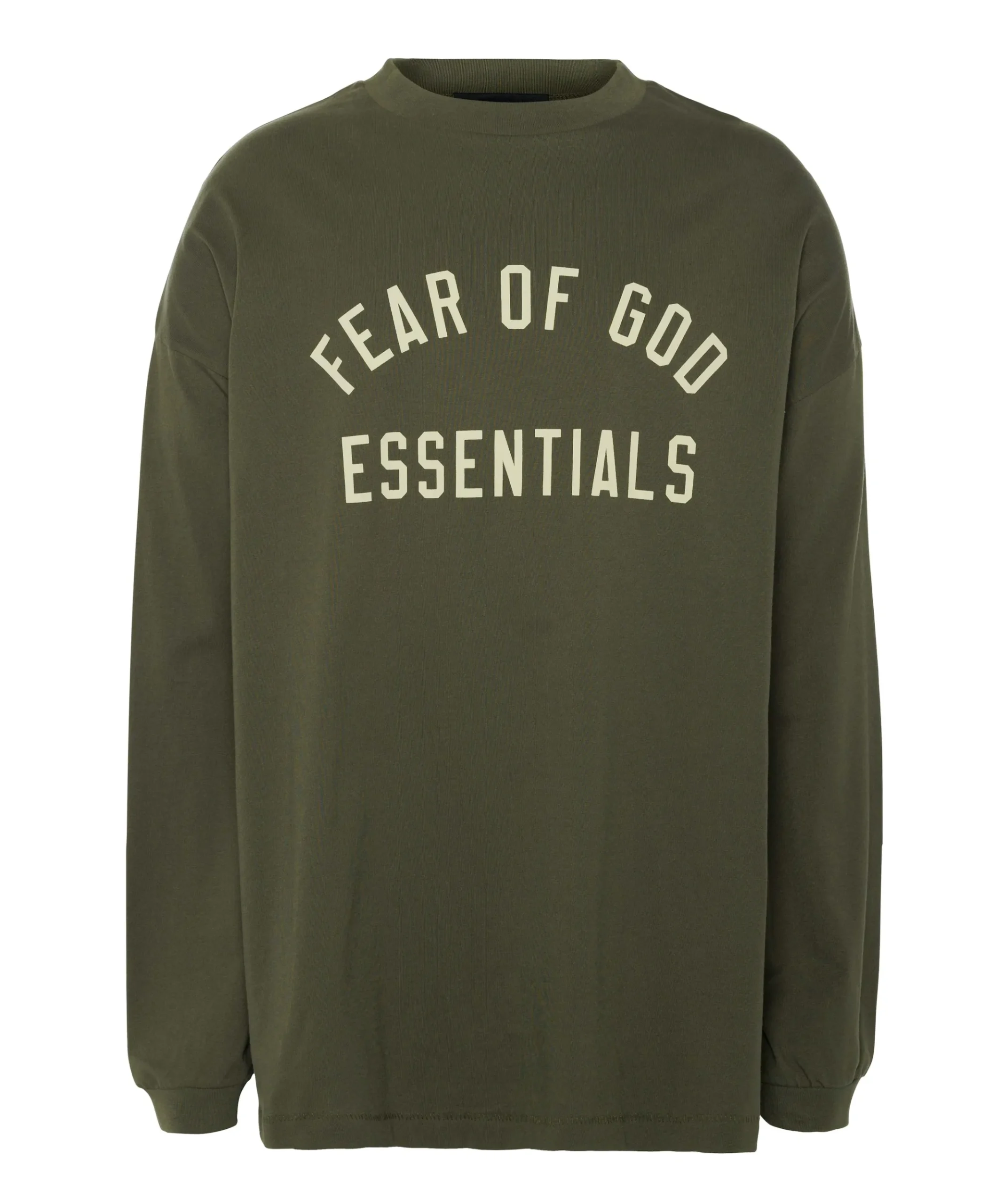 Heren longsleeve groen