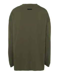 Heren longsleeve groen