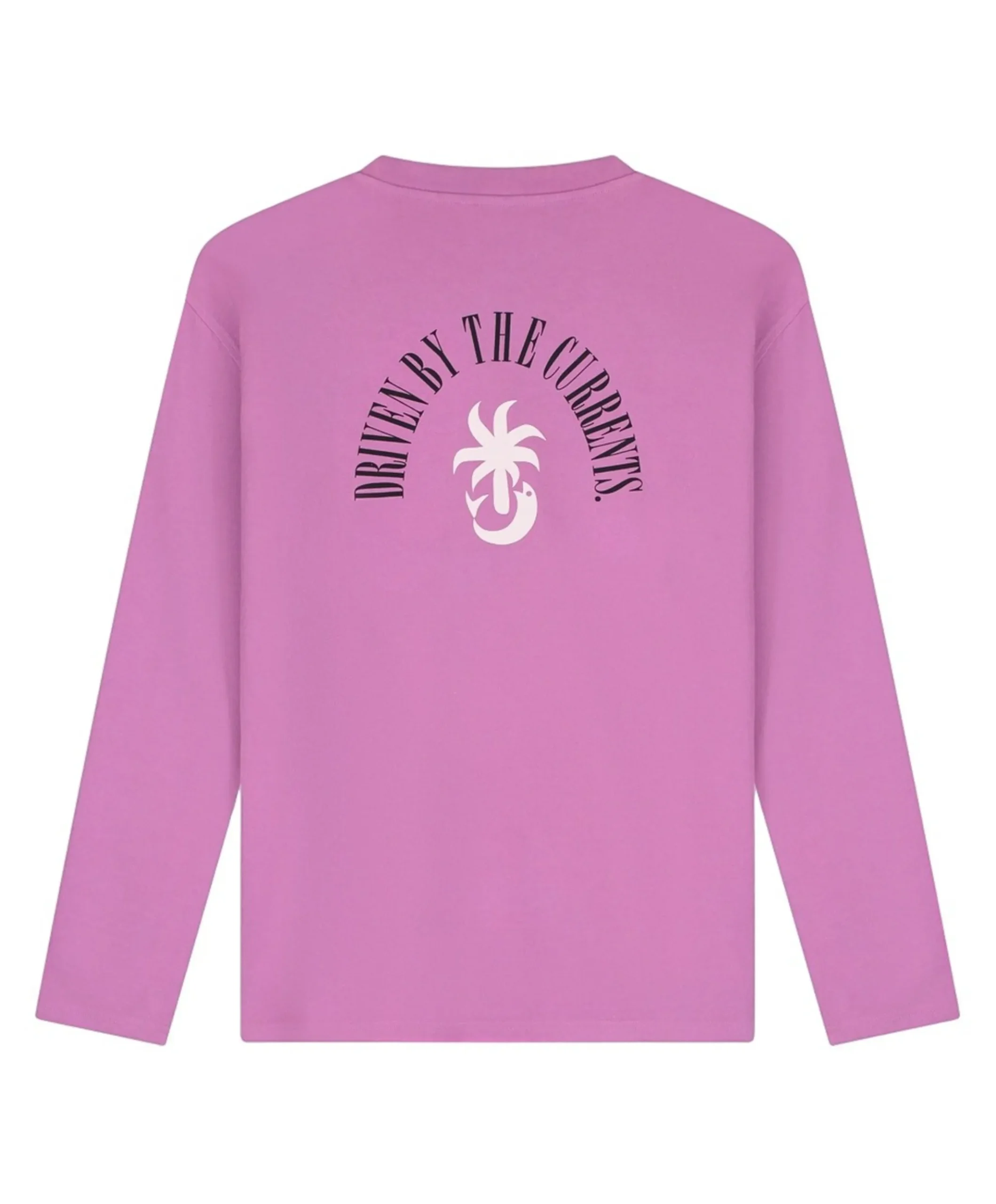 Heren longsleeve paars