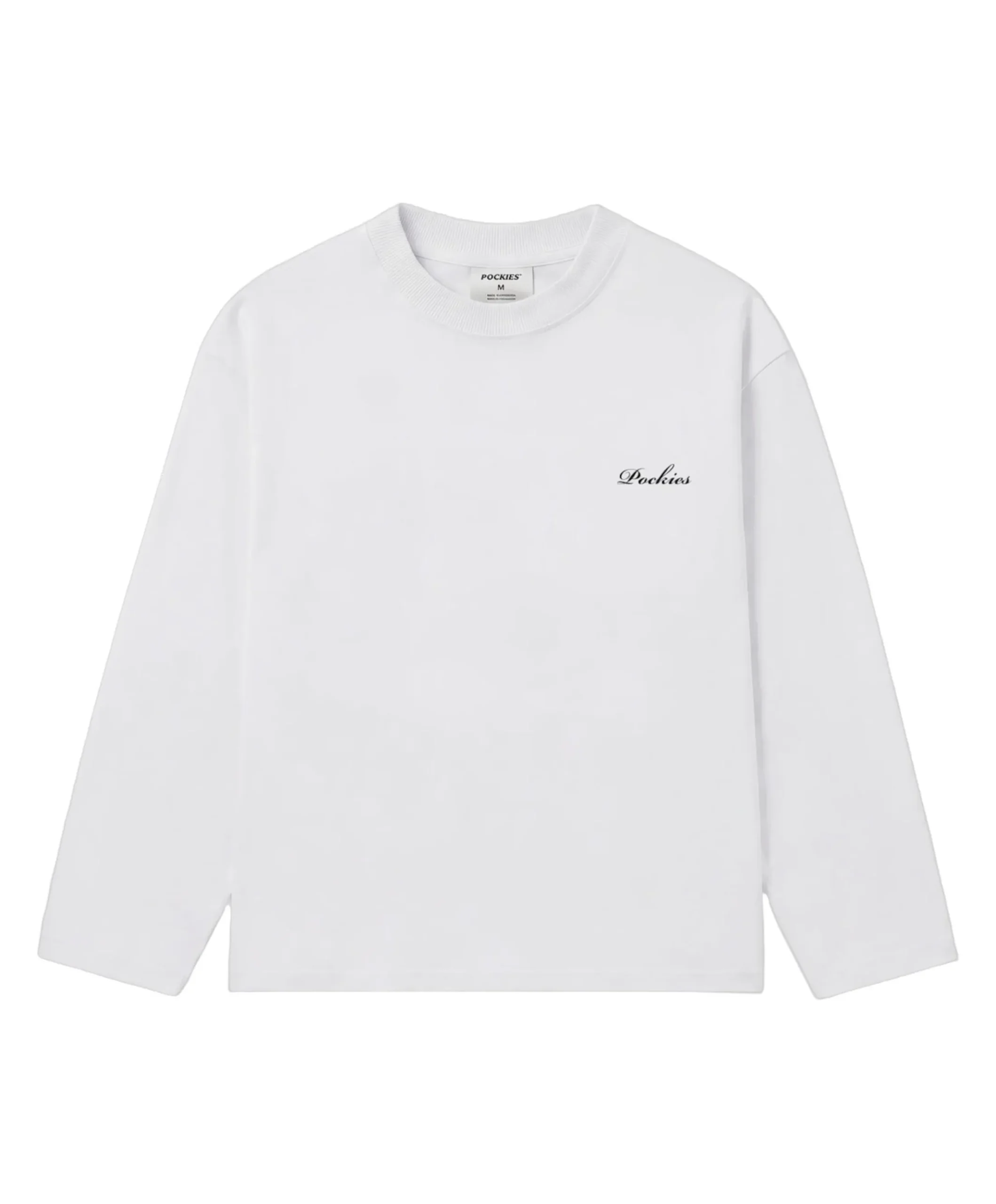 Heren longsleeve wit