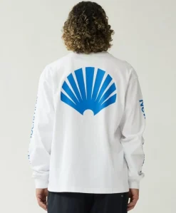 Heren longsleeve wit