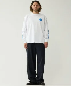 Heren longsleeve wit