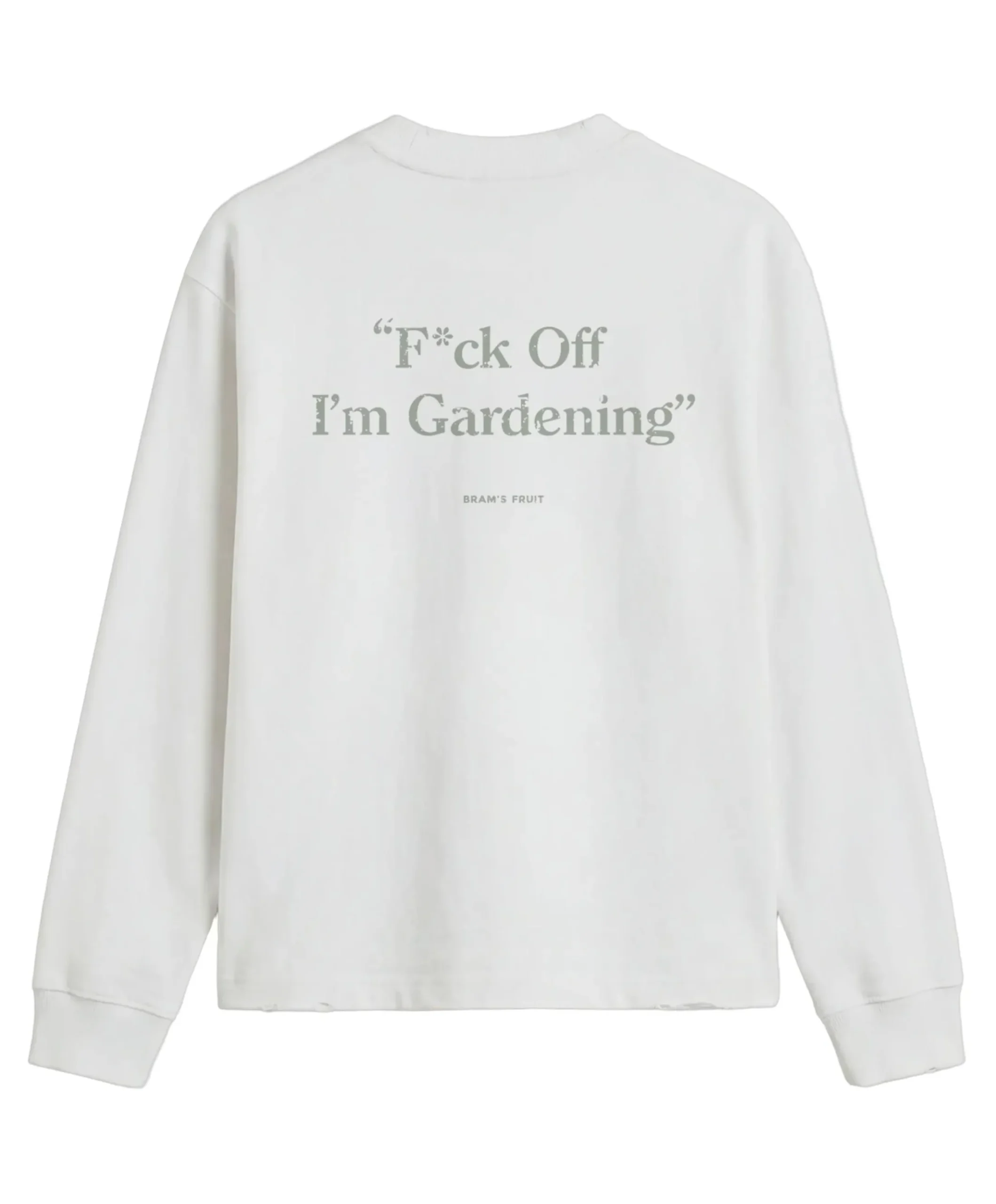 Heren longsleeve wit
