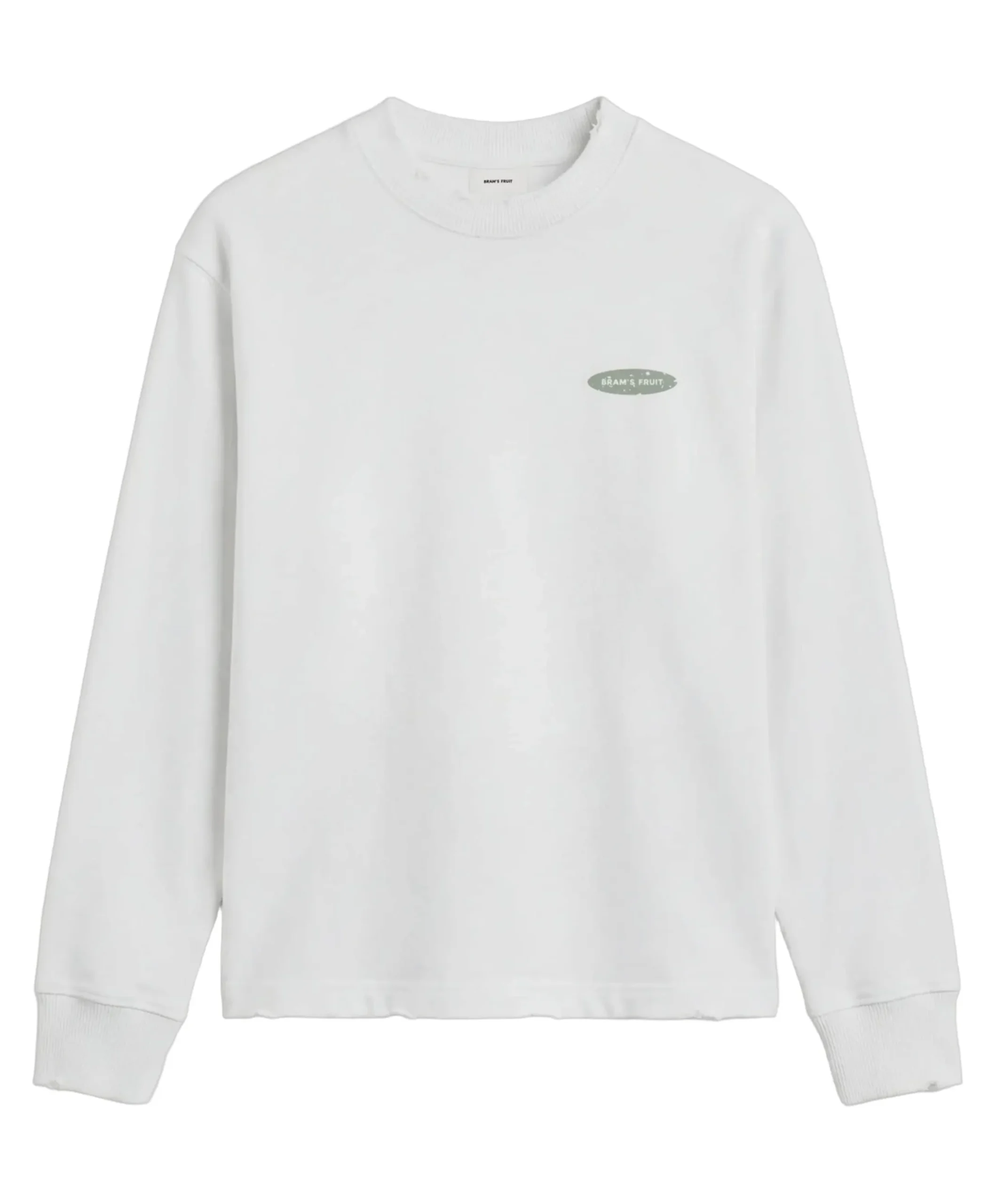 Heren longsleeve wit