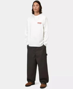 Heren longsleeve wit