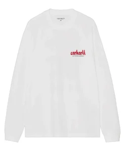 Heren longsleeve wit