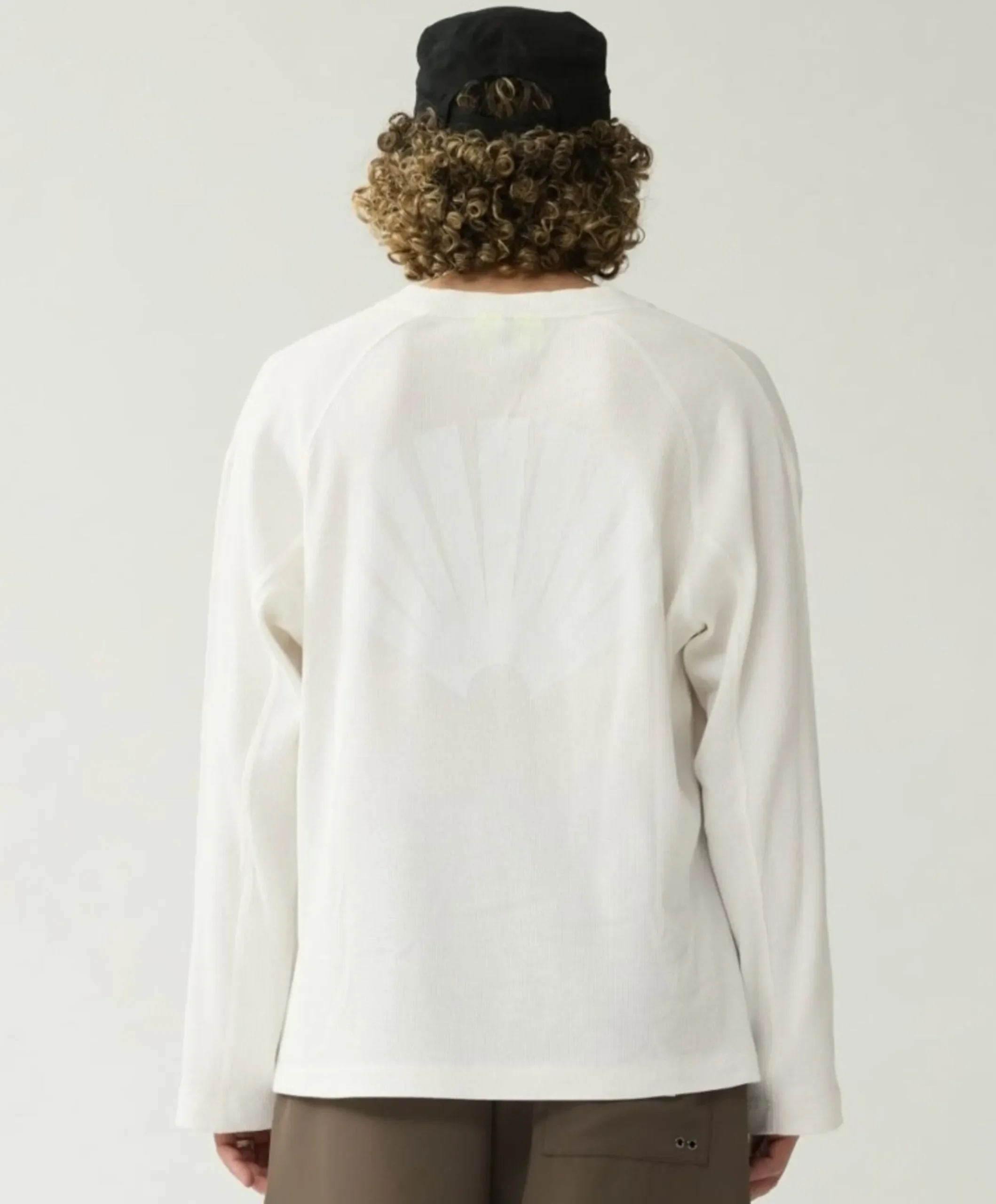 Heren longsleeve wit