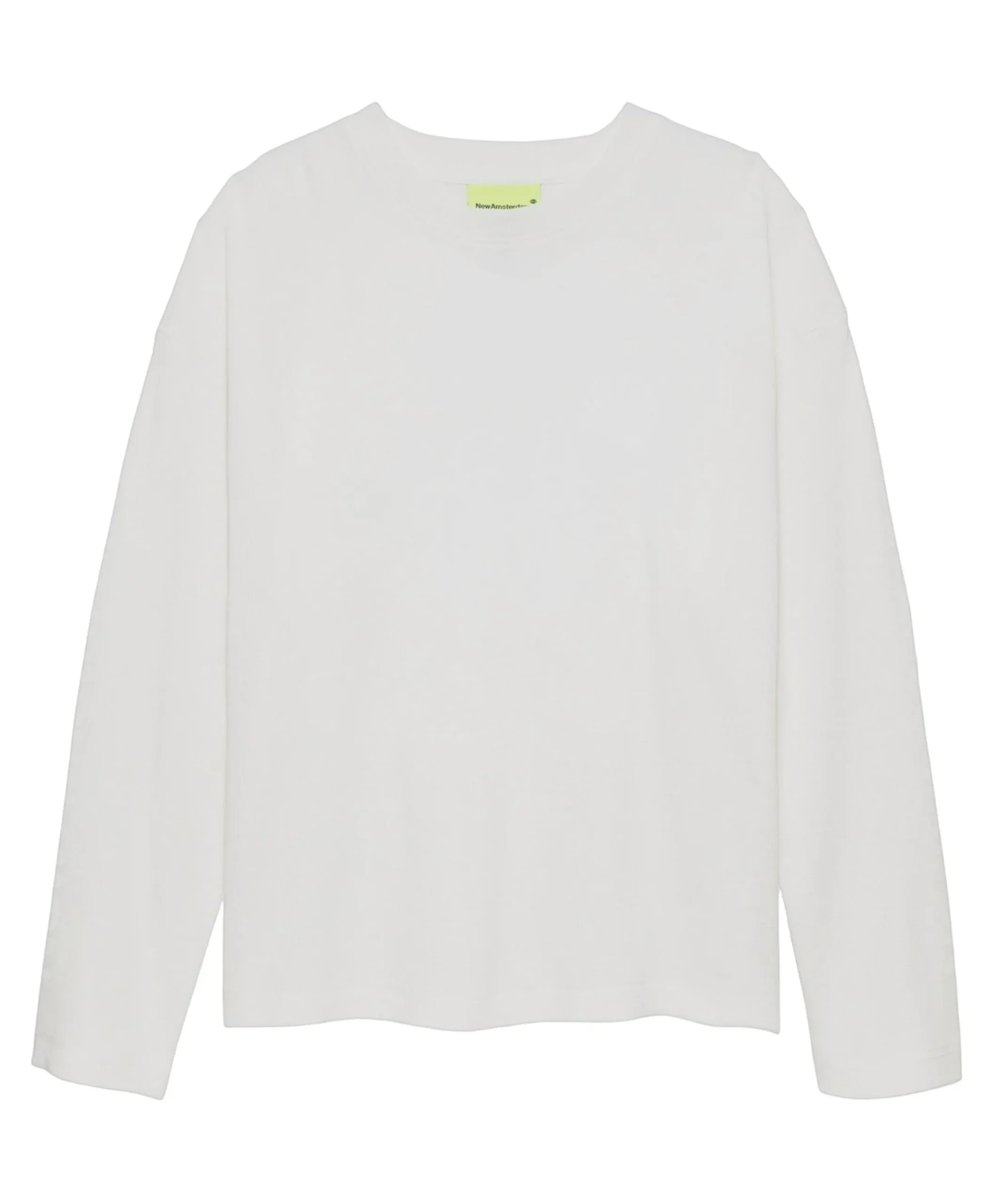 Heren longsleeve wit