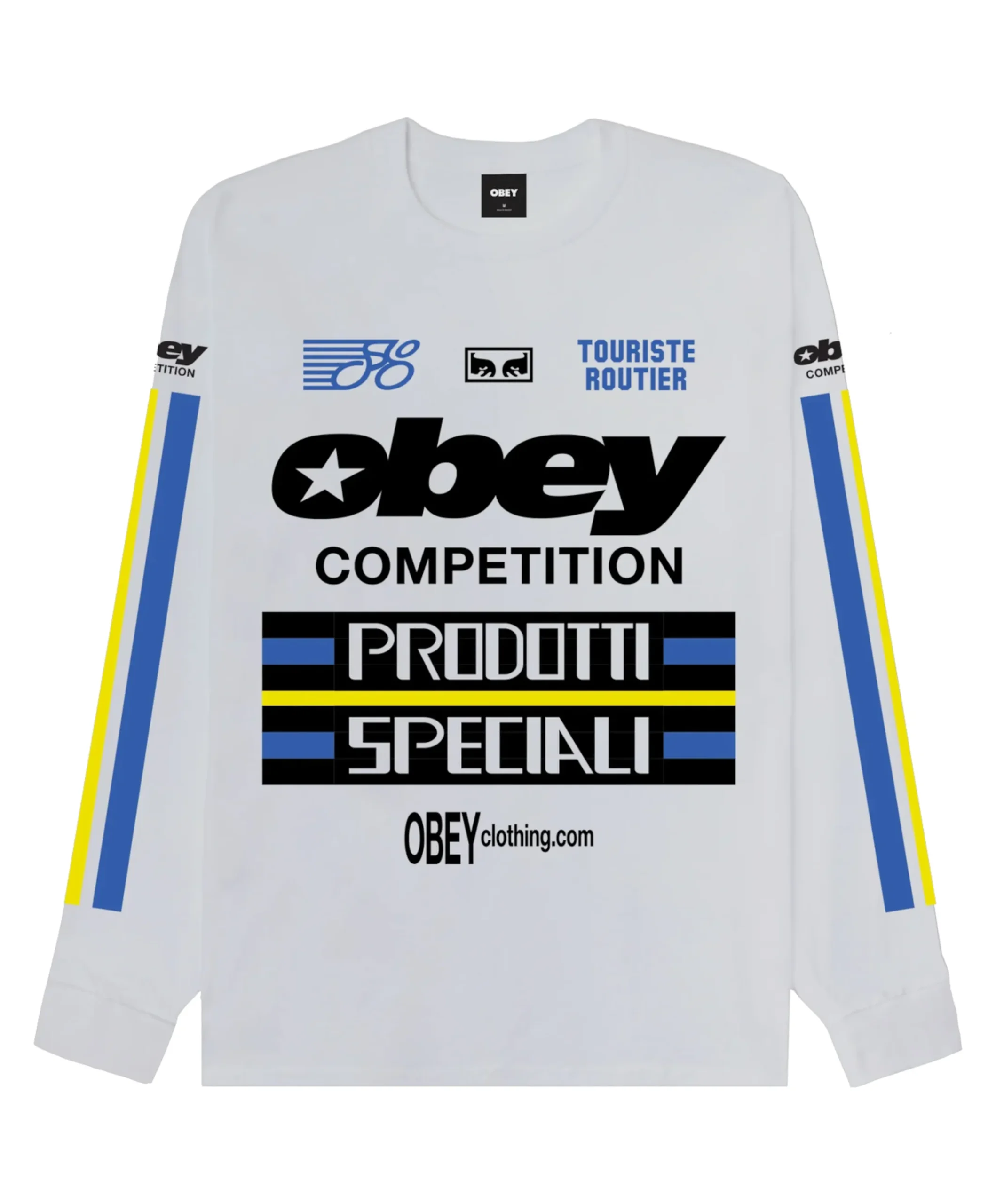 Heren longsleeve wit