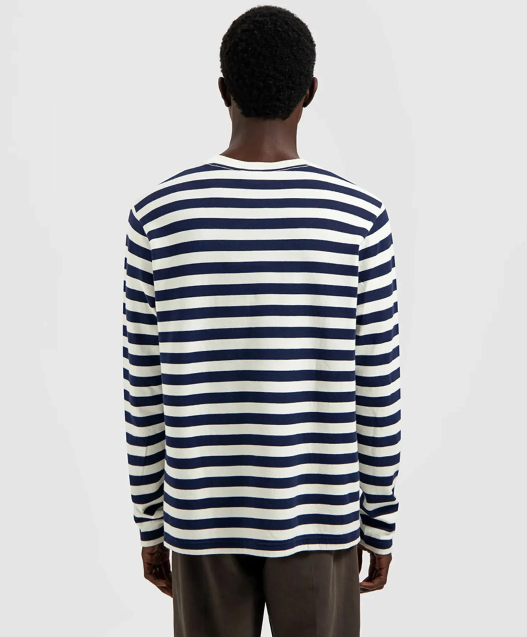 Heren longsleeve wit