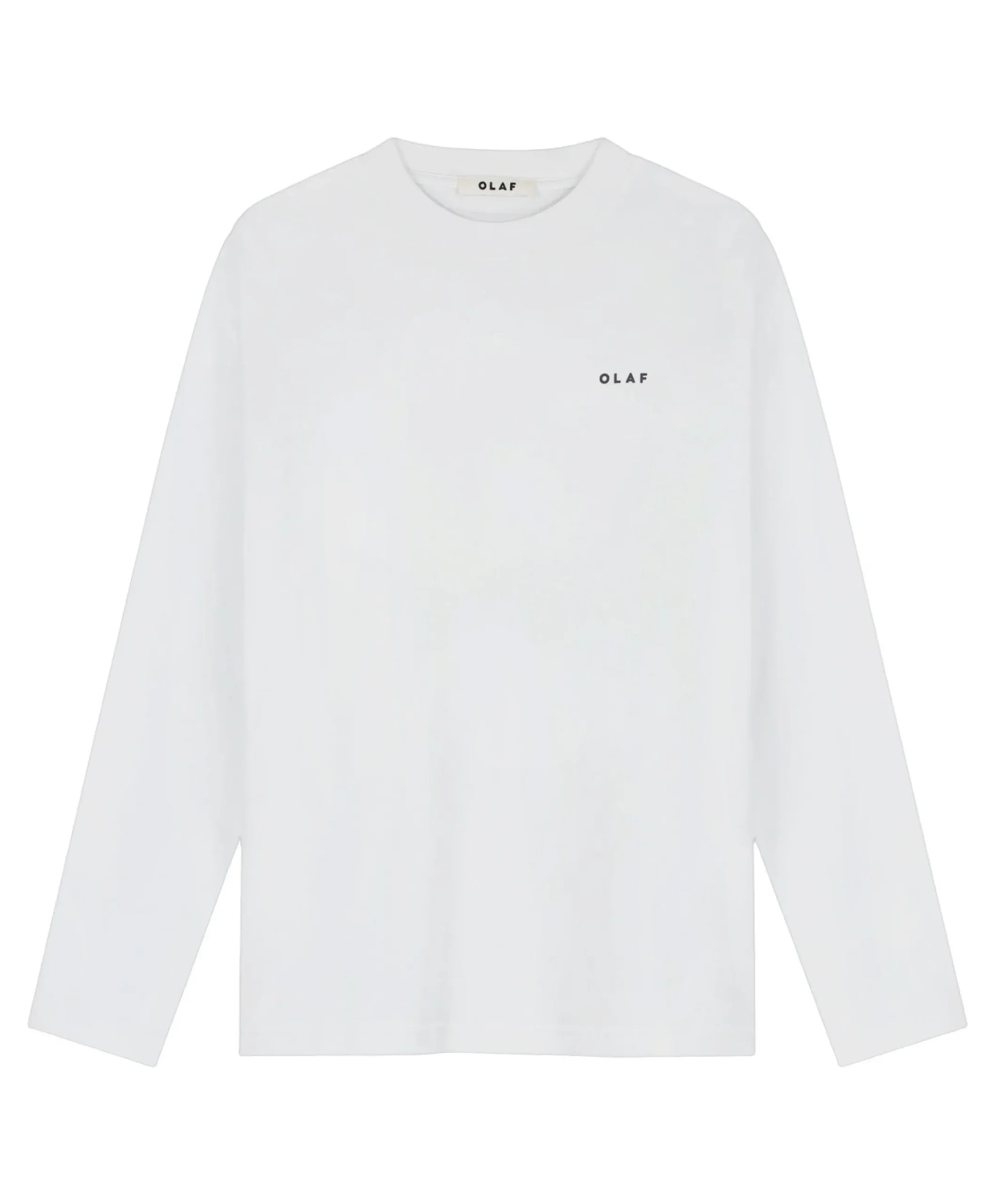 Heren longsleeve wit