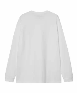 Heren longsleeve wit