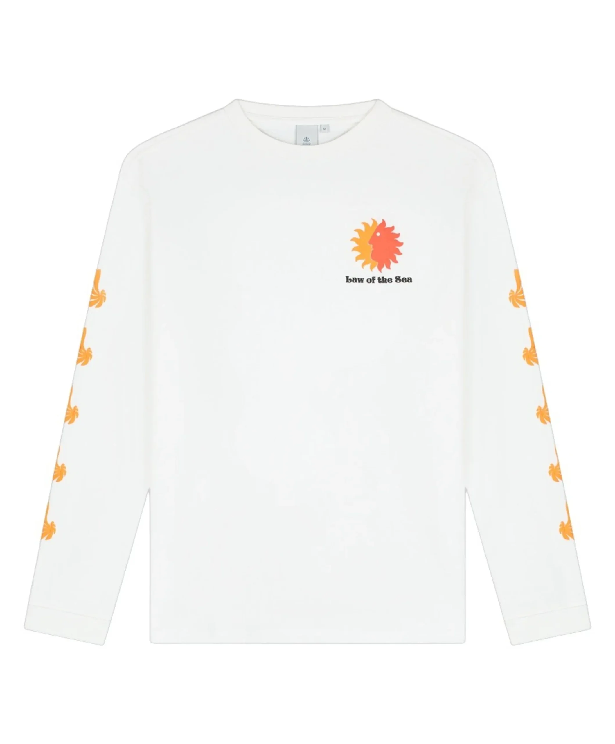 Heren longsleeve wit