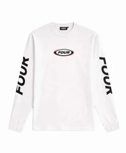 Heren longsleeve wit