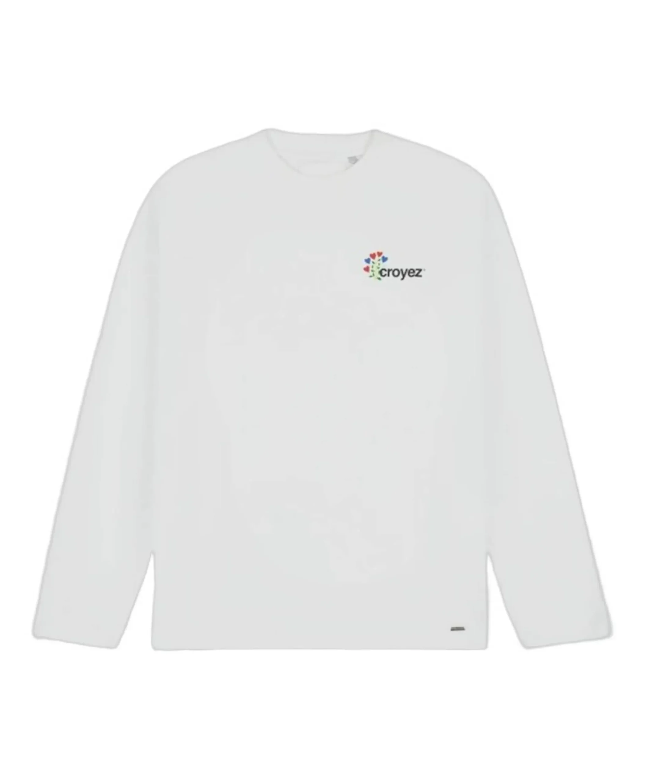 Heren longsleeve wit
