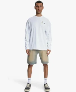 Heren longsleeve wit