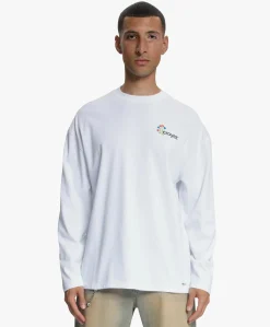 Heren longsleeve wit