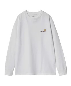 Heren longsleeve wit