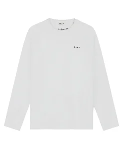Heren longsleeve wit