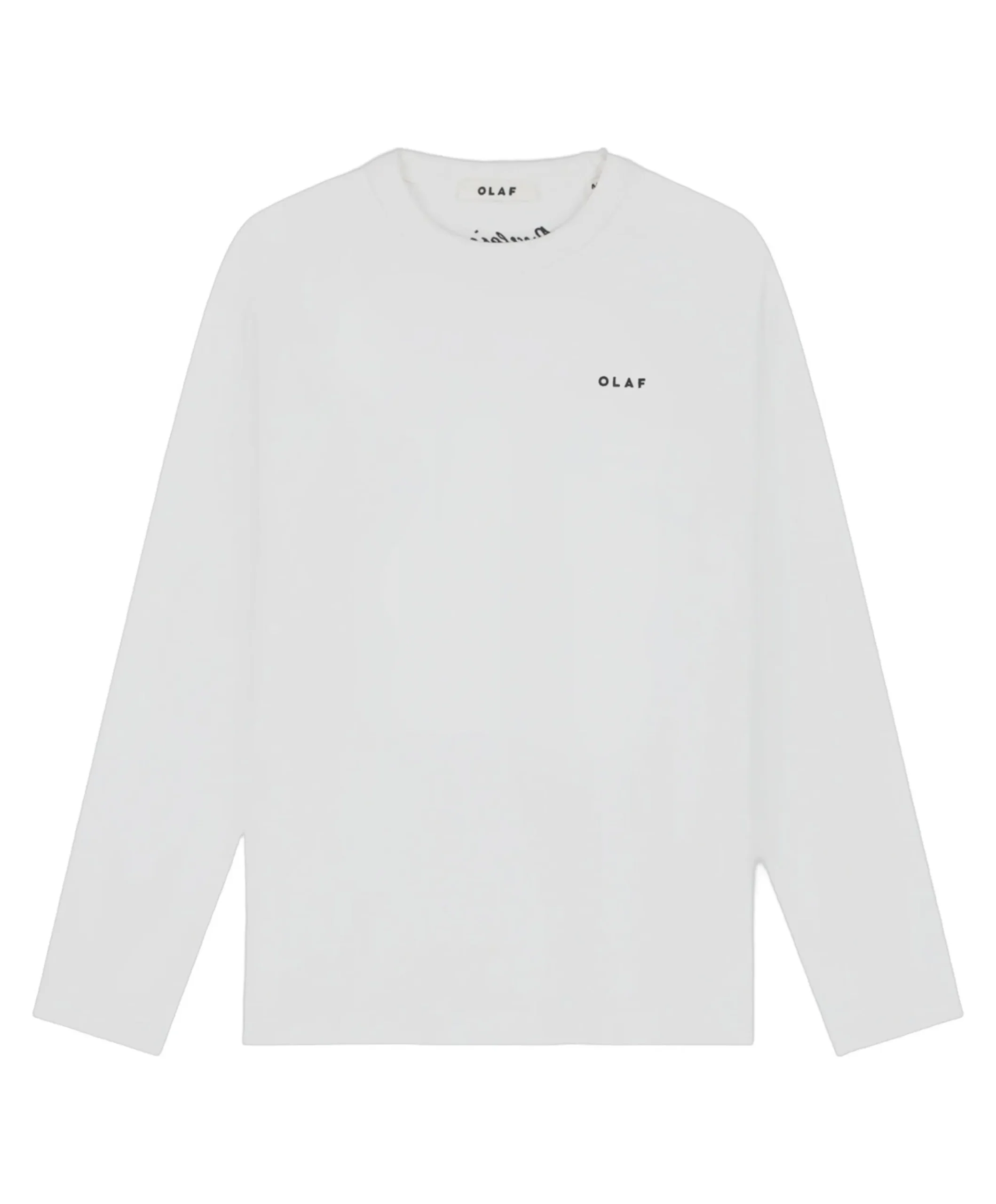 Heren longsleeve wit