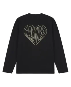 Heren longsleeve zwart