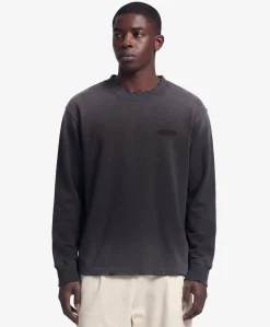 Heren longsleeve zwart