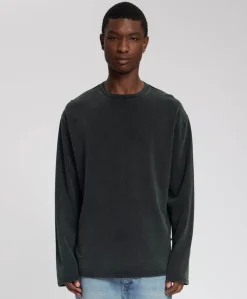 Heren longsleeve zwart