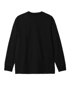 Heren longsleeve zwart