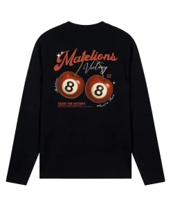 Heren longsleeve zwart