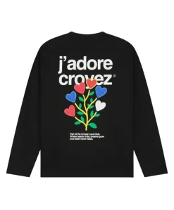 Heren longsleeve zwart