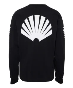 Heren longsleeve zwart