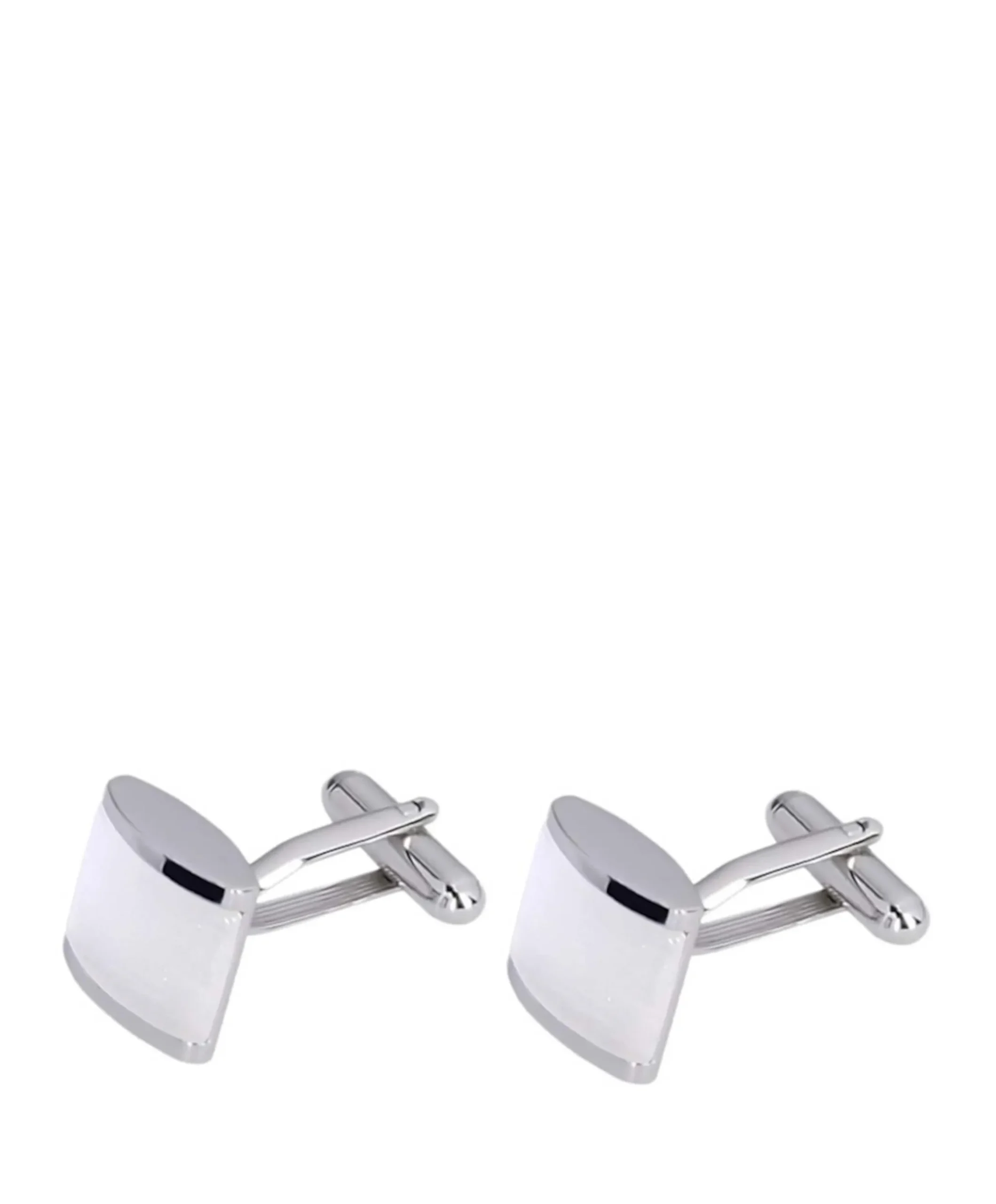 Heren manchetknopen zilver