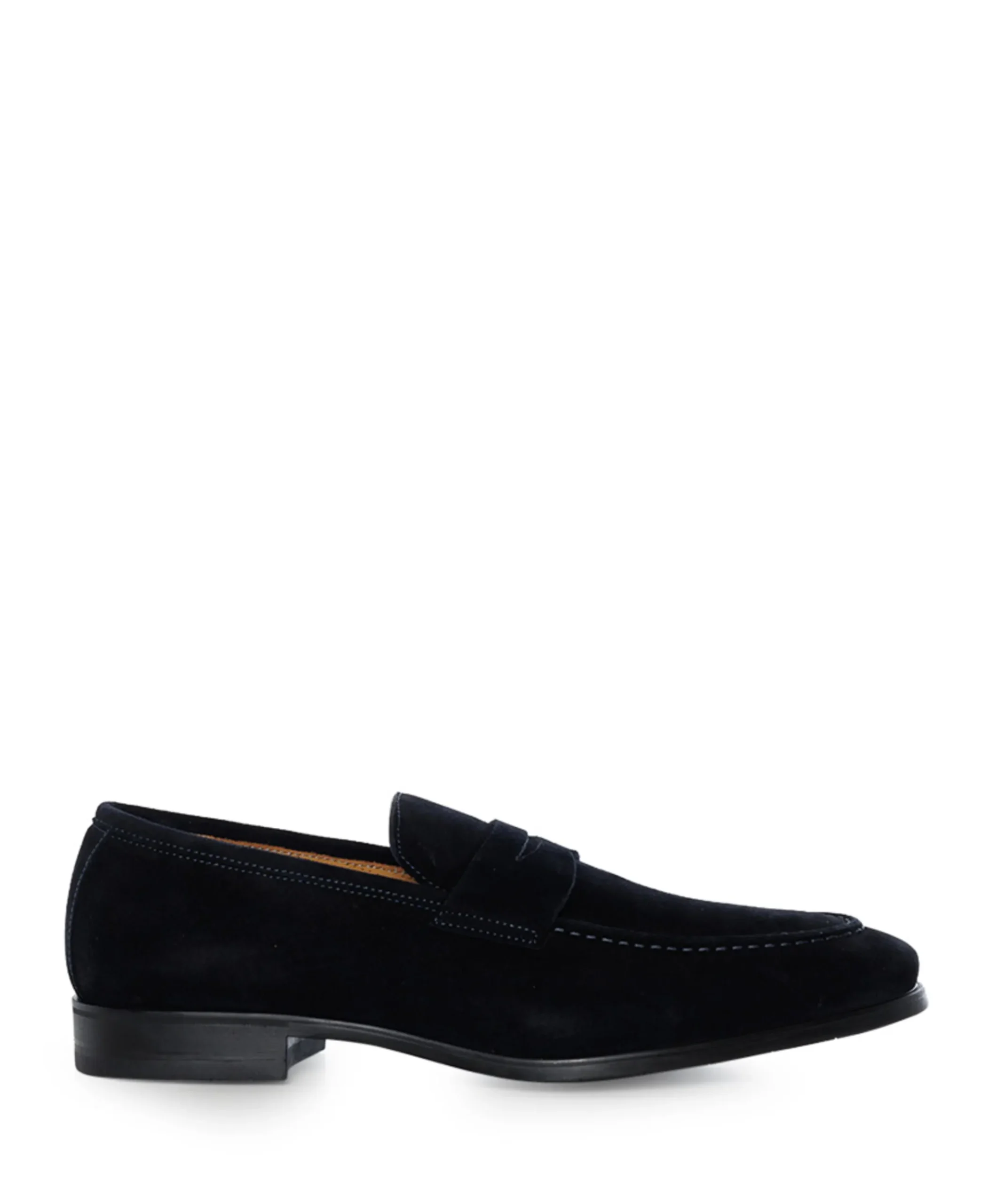 Heren mocassins blauw