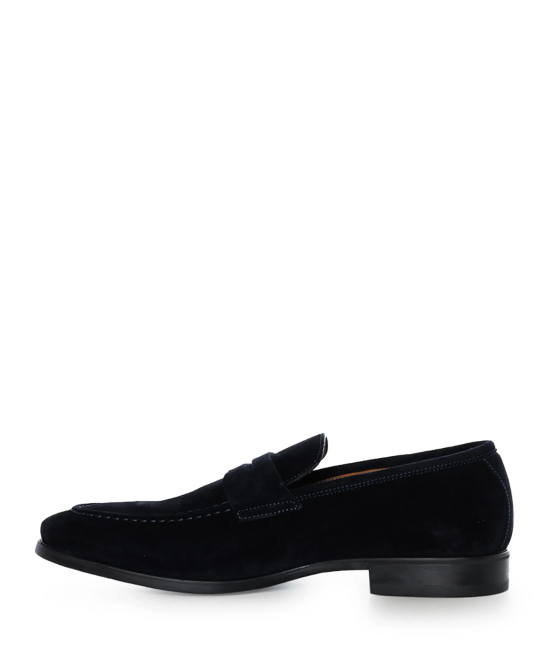 Heren mocassins blauw