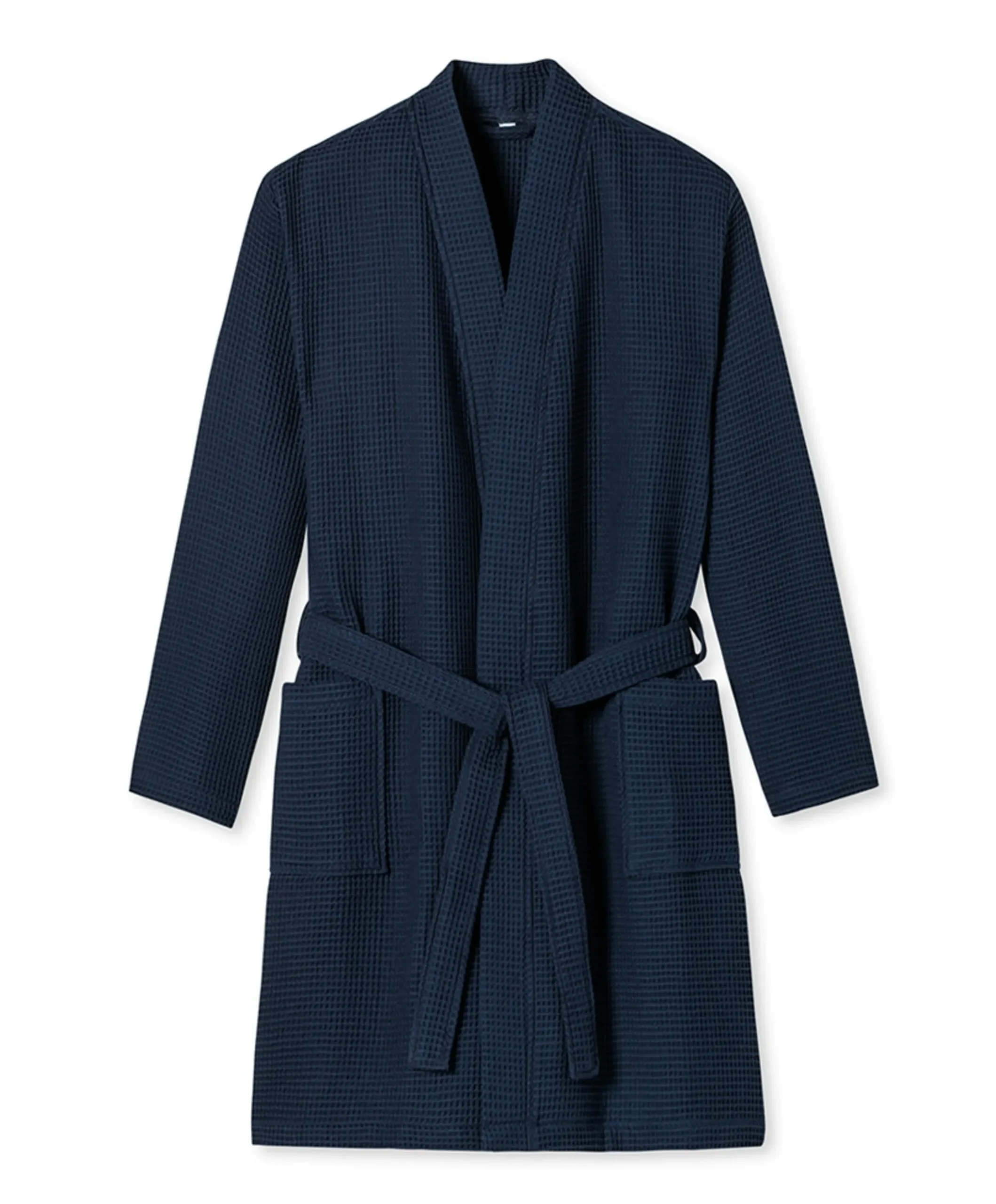 Heren ochtendjas blauw
